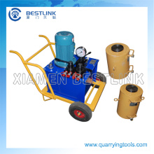 China Electric Driven Hydraulic Jack Machine for Granite Quarrying